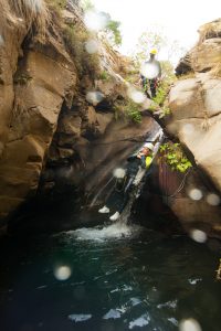 barranquismo descenso de barrancos arroyo del palancón turismo activo y de naturaleza Goyo Garrido Adventures